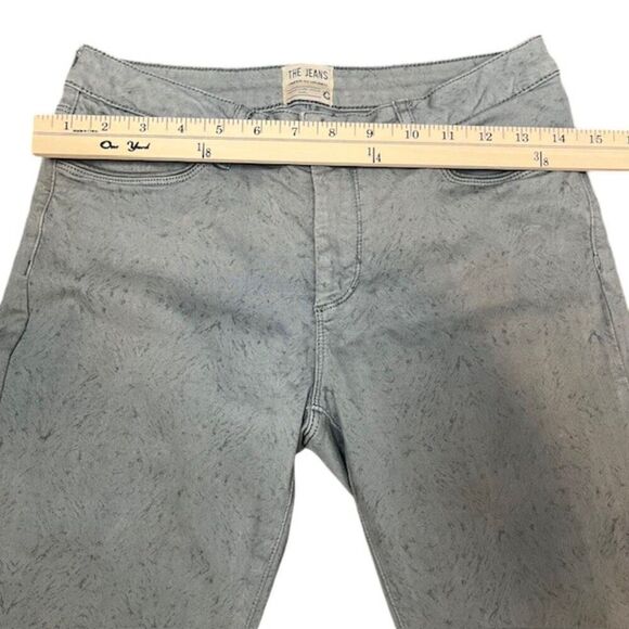 Comptoir des Cotonniers The Jeans Limited Edition Denim Teal Marled Size Medium - Picture 6 of 11